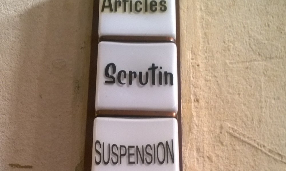 Suspension de séance
