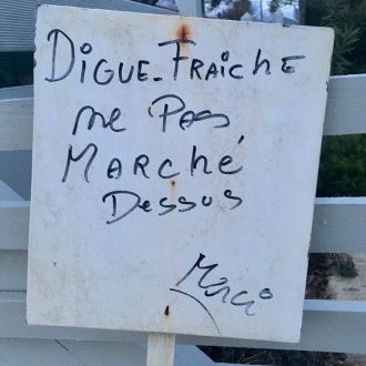 Digue fraîche