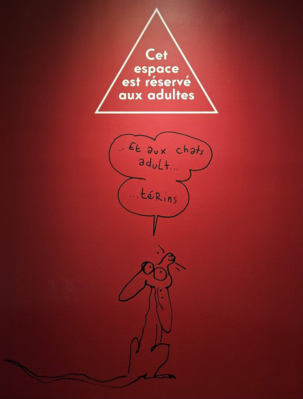 Réserver aux adultes et aux chats adultérins