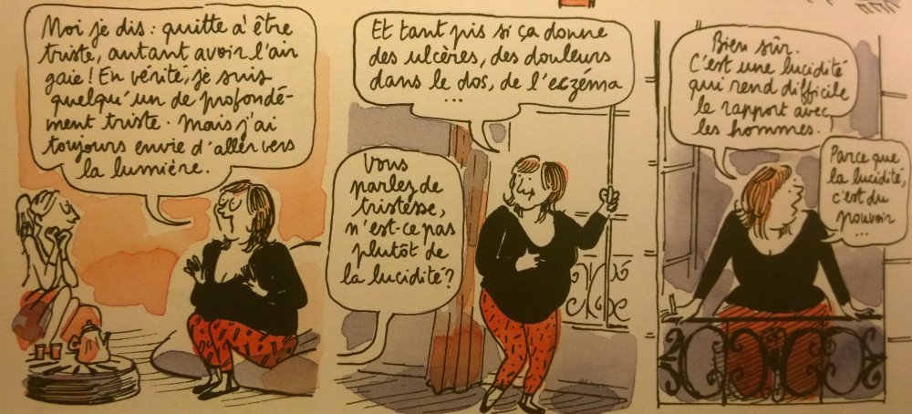 Autant avoir l'air gaie