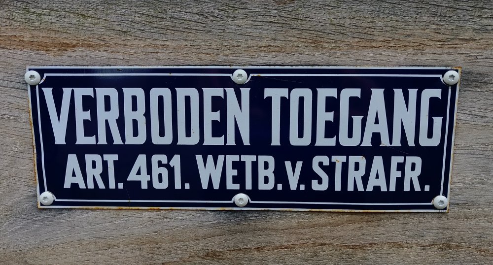 Verboden toegang