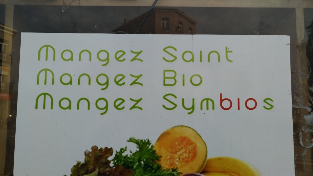 Mangez saint, mangez bio, mangez symbios