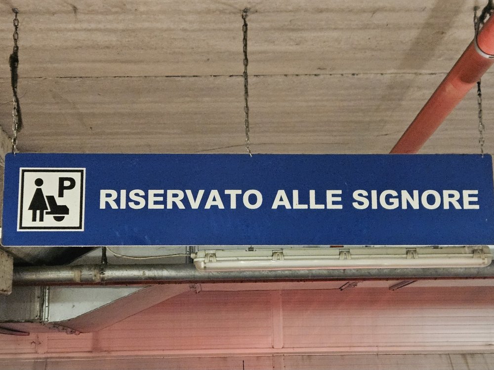 Riservato alle signore