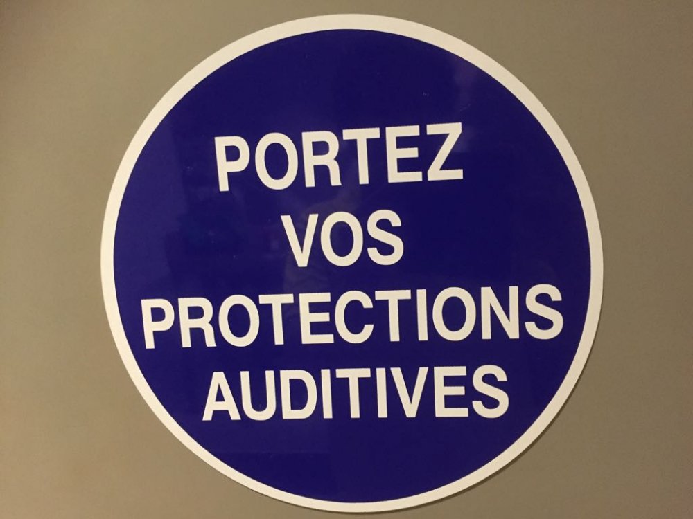portez vos protections auditives