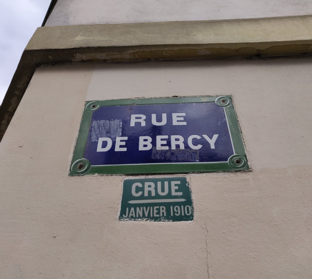 Crue 1910 rue de Bercy
