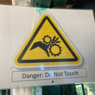 Danger. Do not touch.