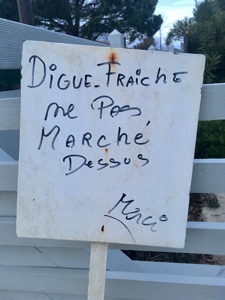 Digue fraîche