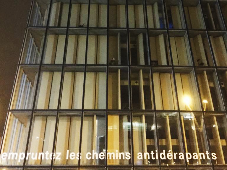 Chemins antidérapants