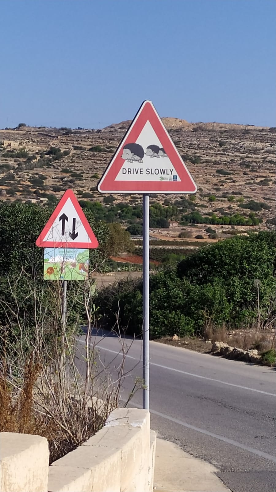 Drive slowly